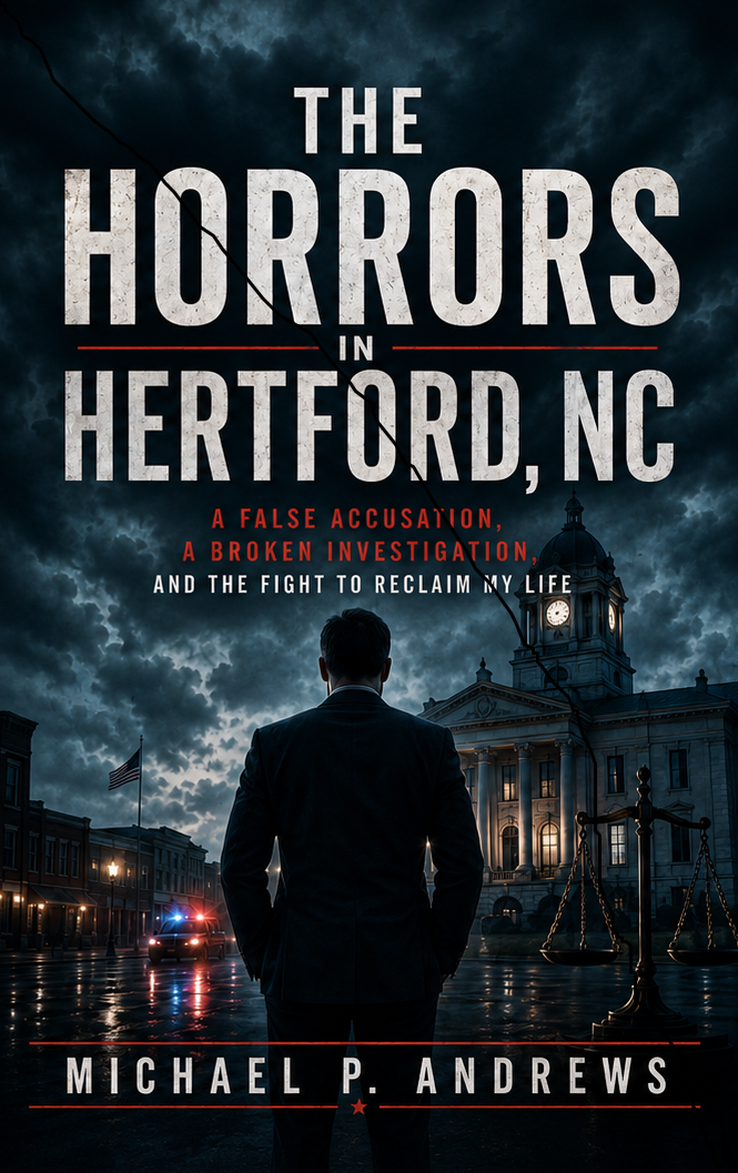 The Horrors in Hertford, NC by Michael P. Andrews — book cover